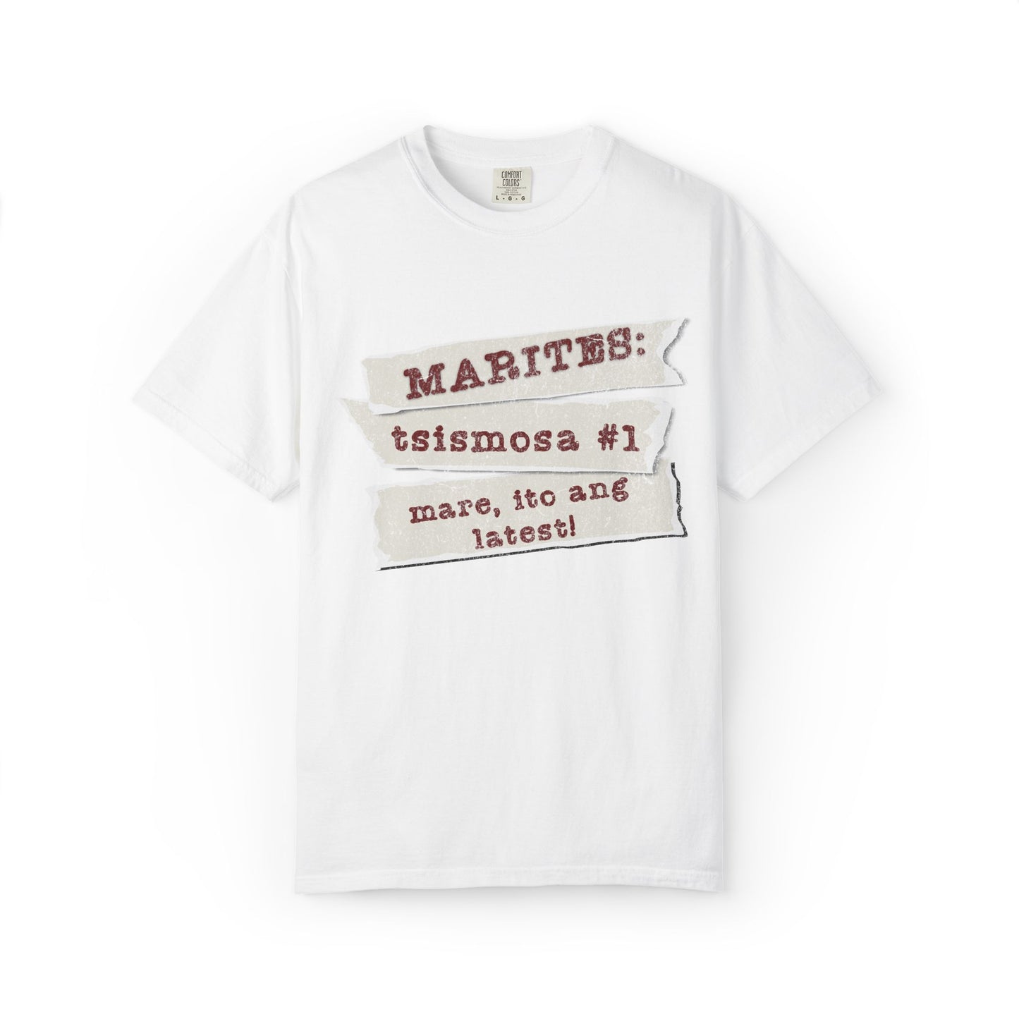 Marites:  Tsismosa #1  - The barangay’s walking newsfeed—powered by kape, intrigue, and the magic words “mare, ito ang latest!”