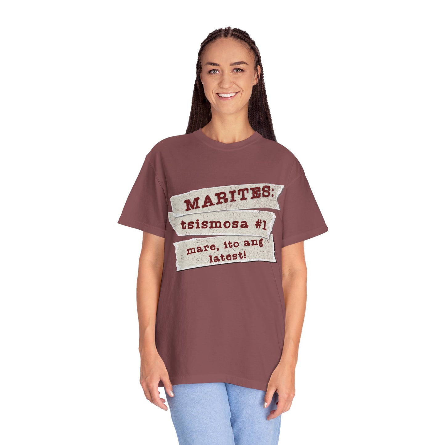 Marites:  Tsismosa #1  - The barangay’s walking newsfeed—powered by kape, intrigue, and the magic words “mare, ito ang latest!”