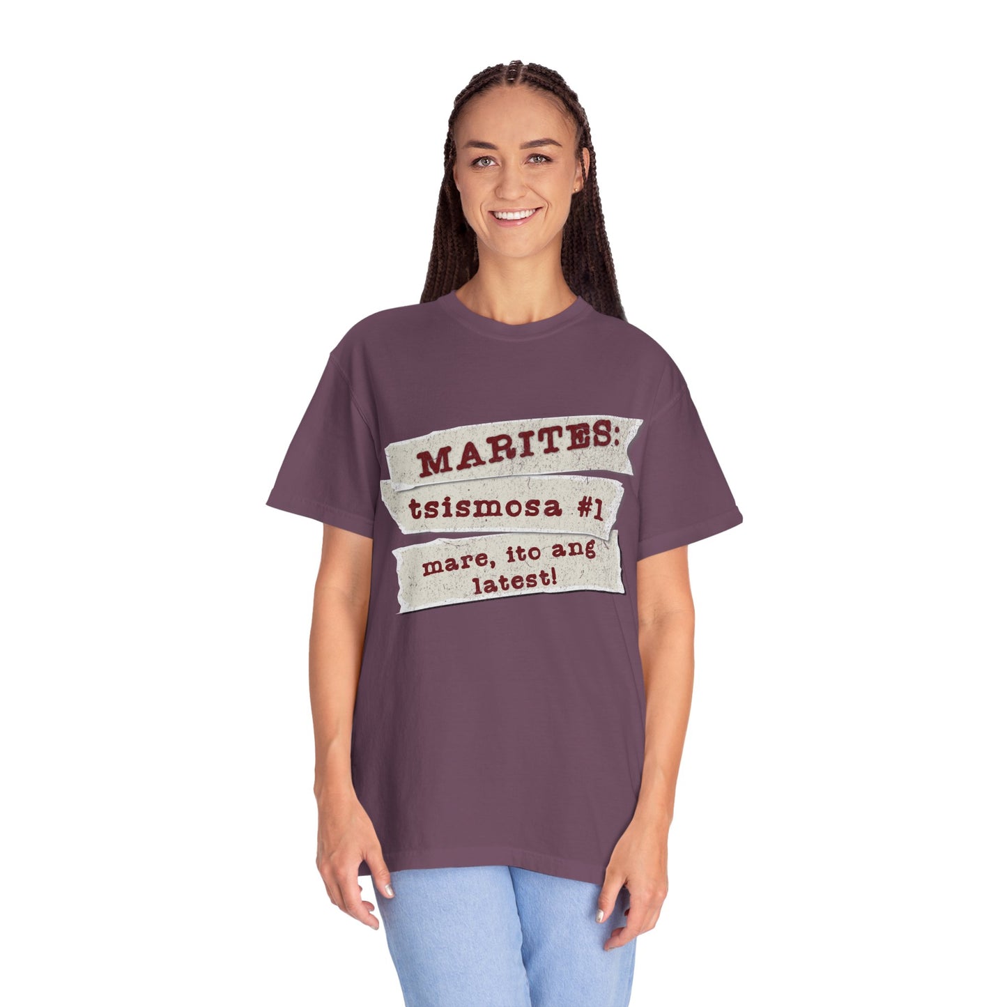 Marites:  Tsismosa #1  - The barangay’s walking newsfeed—powered by kape, intrigue, and the magic words “mare, ito ang latest!”