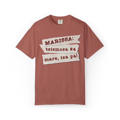 Marissa:  Tsismosa #4 -  Ang re-run queen ng chika—laging may follow-up: “Mare, isa pa…” kahit tapos na ang kwento.