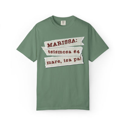 Marissa:  Tsismosa #4 -  Ang re-run queen ng chika—laging may follow-up: “Mare, isa pa…” kahit tapos na ang kwento.