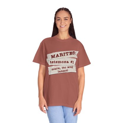 Marites:  Tsismosa #1  - The barangay’s walking newsfeed—powered by kape, intrigue, and the magic words “mare, ito ang latest!”