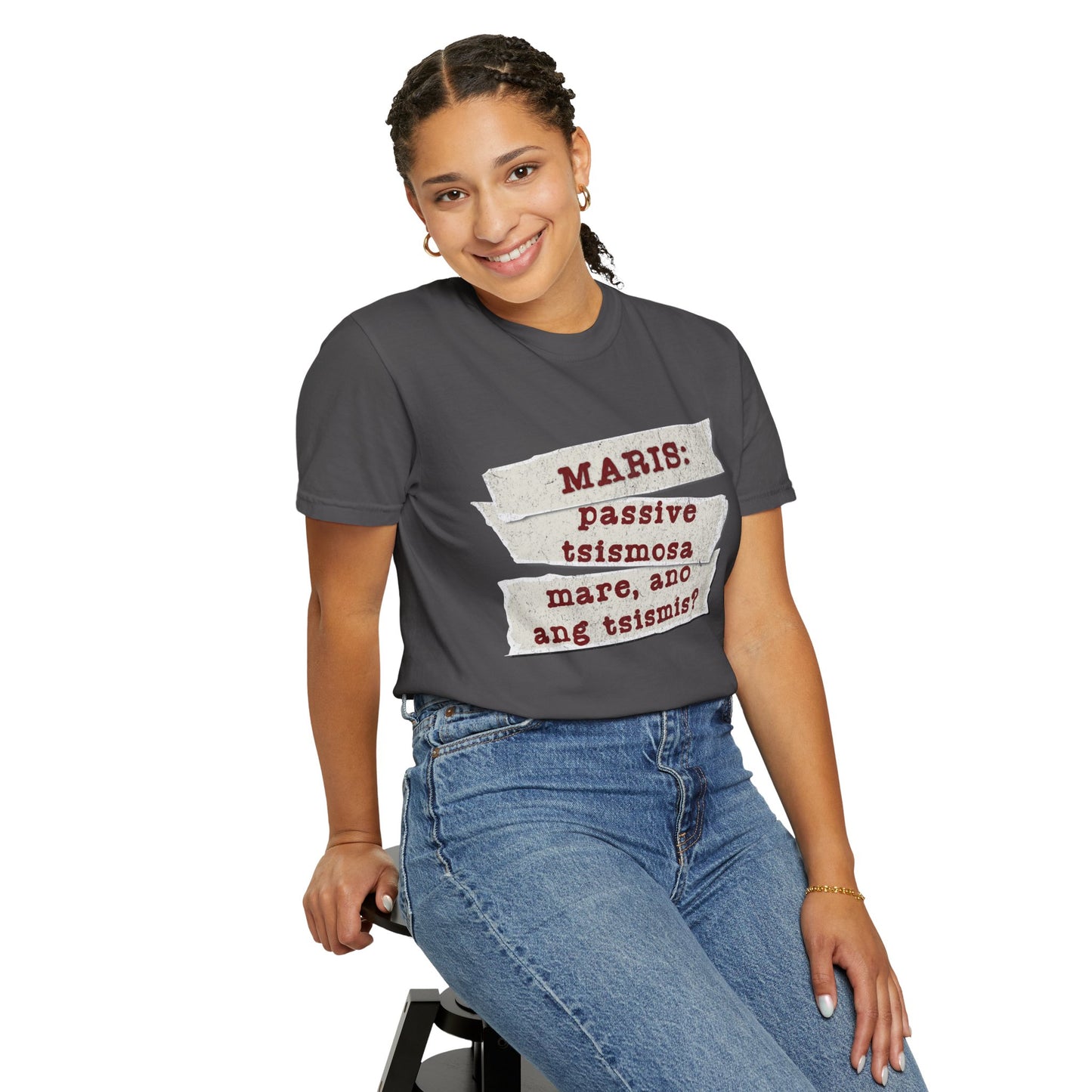 Maris:  Passive Tsismosa - Tahimik sa unang tingin, pero laging may mental notes ng lahat ng chika. Sasabihin lang kapag really necessary—or kapag may snacks.