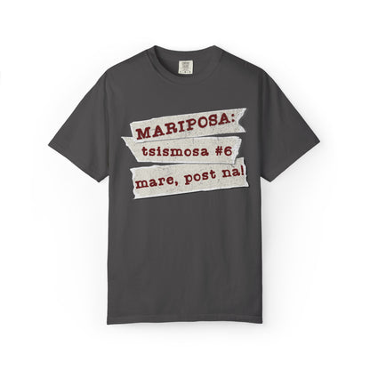 Mariposa:   Tsismosa #6 - Ang social media reporter ng grupo—laging may “mare, post na!” bago pa man matapos ang chika.