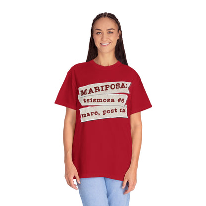 Mariposa:   Tsismosa #6 - Ang social media reporter ng grupo—laging may “mare, post na!” bago pa man matapos ang chika.