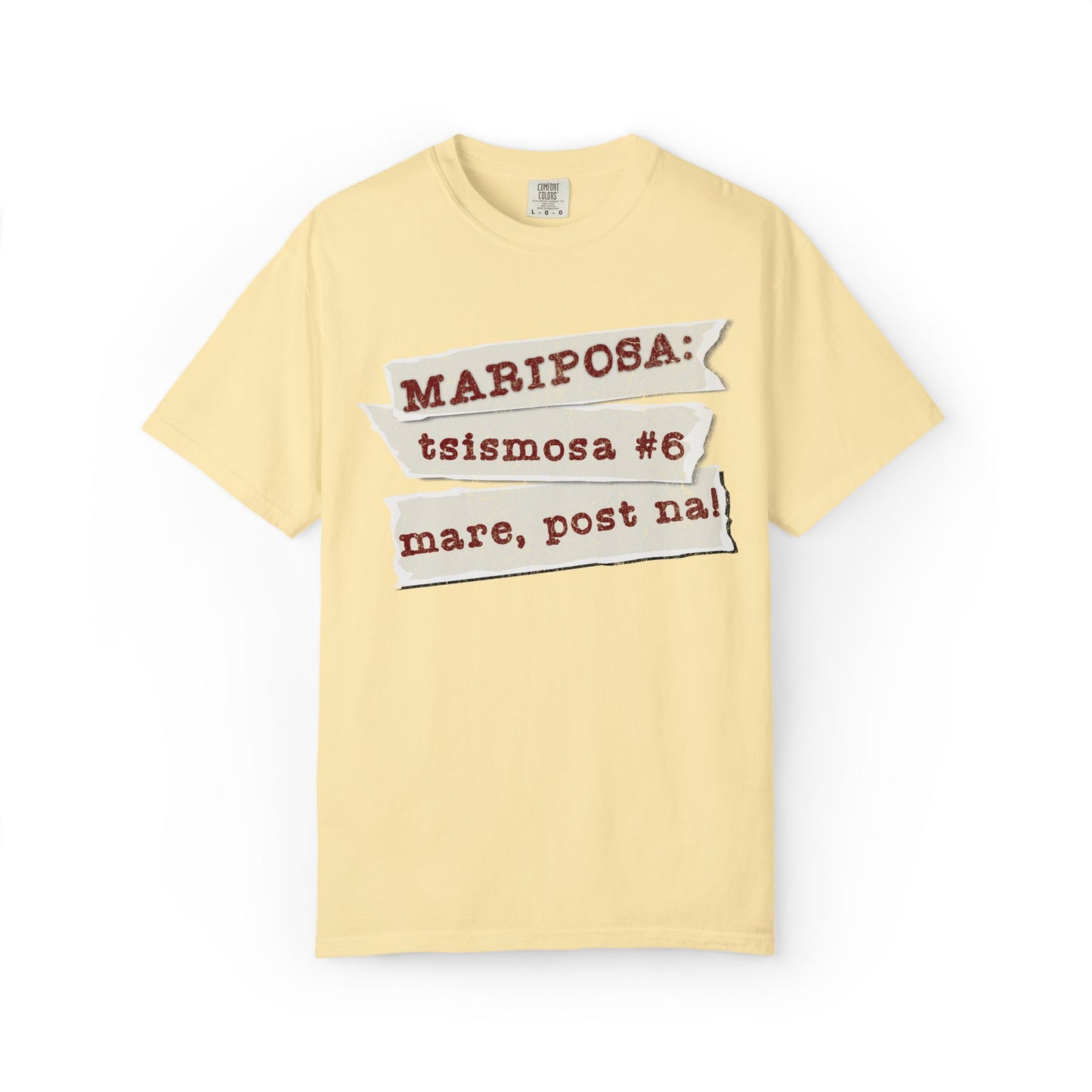 Mariposa:   Tsismosa #6 - Ang social media reporter ng grupo—laging may “mare, post na!” bago pa man matapos ang chika.