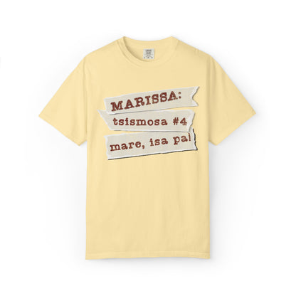 Marissa:  Tsismosa #4 -  Ang re-run queen ng chika—laging may follow-up: “Mare, isa pa…” kahit tapos na ang kwento.